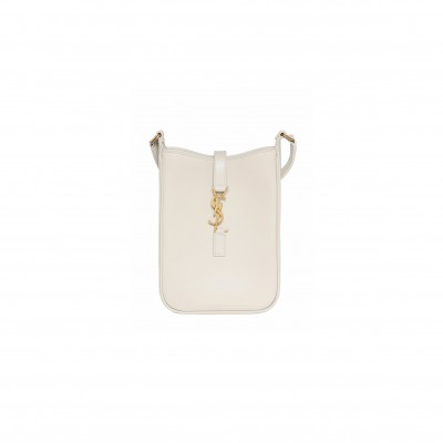 YSL MINI LE 5 À 7 LEATHER SHOULDER BAG 77I05L049 (18*13.5*3.5cm)